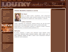 Tablet Screenshot of loutky.grafikajinak.cz