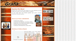 Desktop Screenshot of grafikajinak.cz